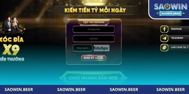 Quy trình định danh tài khoản SAOWIN