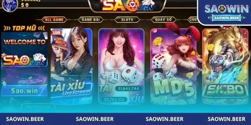 Giao diện UX/UI tối ưu trên nền tảng SAOWIN