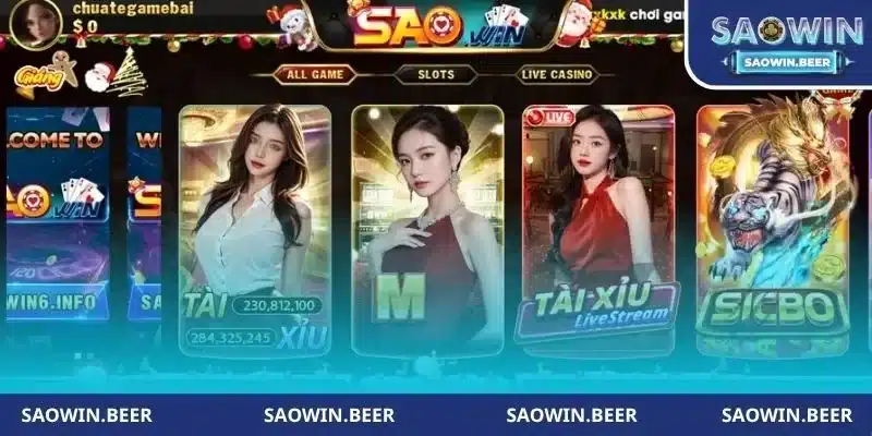 Tổng quan nền tảng giải trí trực tuyến SAOWIN